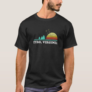 Evergreen Sunset Tyro Forest Virginia Woods Campin T-Shirt
