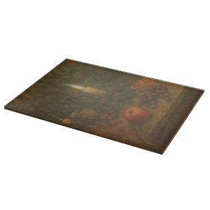 Evergreen Table – Candlelight and Calm Cutting Board