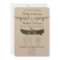 Evergreen Trees + Canoe Wedding