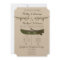 Evergreen Trees + Canoe Wedding