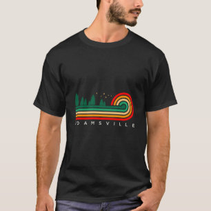 Evergreen Vintage Stripes Adamsville Delaware T-Shirt
