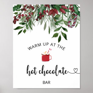 Evergreen Warm up at the Hot Chocolate bar Poster