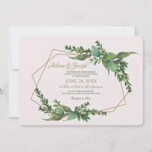 Evergreen Wedding Invitation