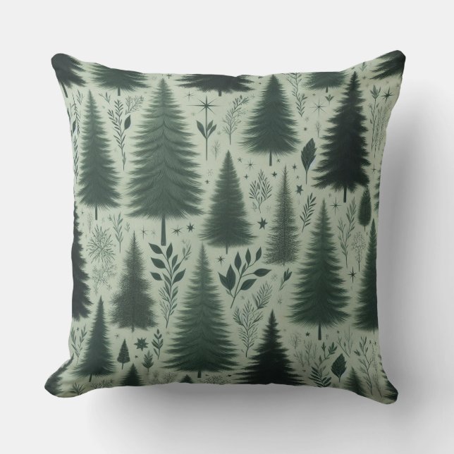Evergreen Wonderland Cushion (Front)