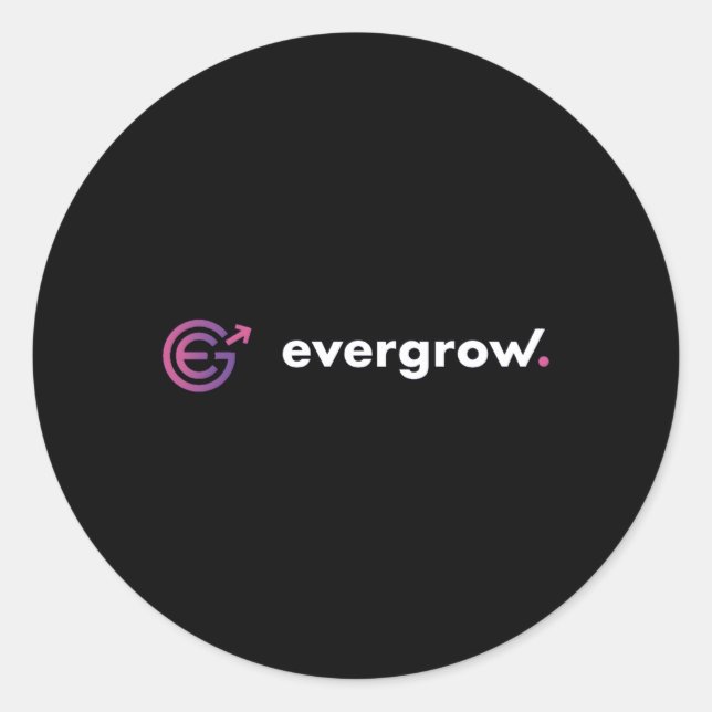Evergrow Coin Classic Round Sticker (Front)