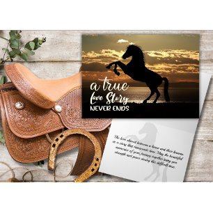 Everlasting Bond Horse Bereavement Card