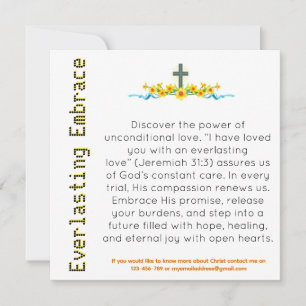 Everlasting Embrace Witness Card