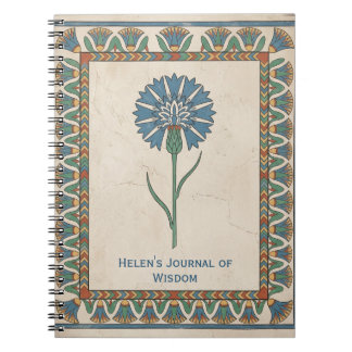 Everlasting Field: Ancient Egyptian Cornflower Notebook