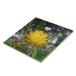 Everlasting flower tile