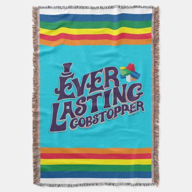 Everlasting Gobstopper Graphic Throw Blanket (Front Vertical)
