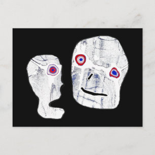 Everlasting Halloween x Stone Zombie Aliens Postcard