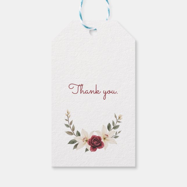 Everlasting Love Gift Tags (Back)