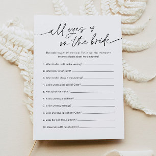 EVERLEIGH All Eyes On The Bride Bridal Shower Game Invitation