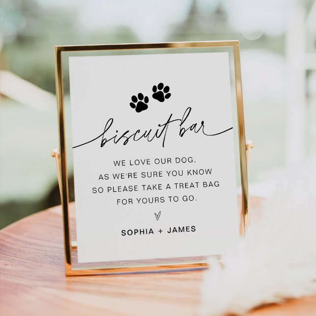 EVERLEIGH Biscuit Bar Wedding Favor Sign (Creator Uploaded)
