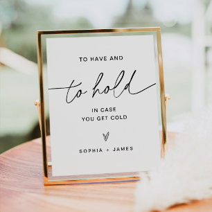 EVERLEIGH Blanket Wedding Sign 