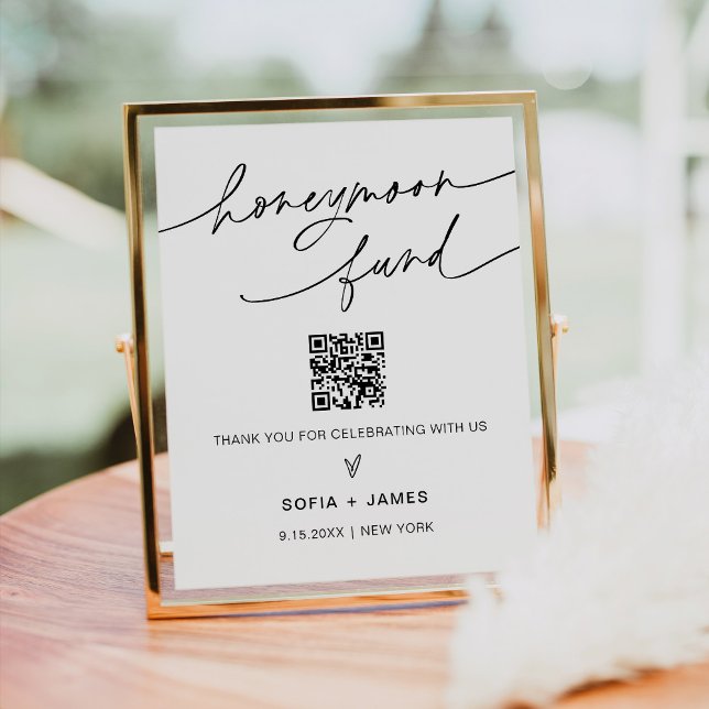 EVERLEIGH Honeymoon Fund Wedding Sign (Creator Uploaded)