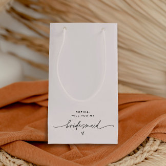 EVERLEIGH Minimalist Bridesmaid Gift Bag