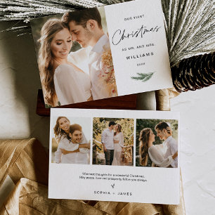 EVERLEIGH Minimalist Newlywed Christmas Card