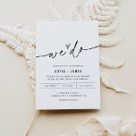 EVERLEIGH Minimalist We Do Wedding Invitation<br><div class="desc">Everleigh Collection - a stunning and minimalist collection that features a modern calligraphy font that is both chic and stylish. This collection offers a timeless and elegant design that is perfect for any event, from weddings to baby showers and everything in between. Embrace the elegance and sophistication of the Everleigh...</div>