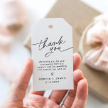 EVERLEIGH Minimalist Wedding Thank You Favour Gift Tags<br><div class="desc">Everleigh Collection - a stunning and minimalist collection that features a modern calligraphy font that is both chic and stylish. This collection offers a timeless and elegant design that is perfect for any event, from weddings to baby showers and everything in between. Embrace the elegance and sophistication of the Everleigh...</div>