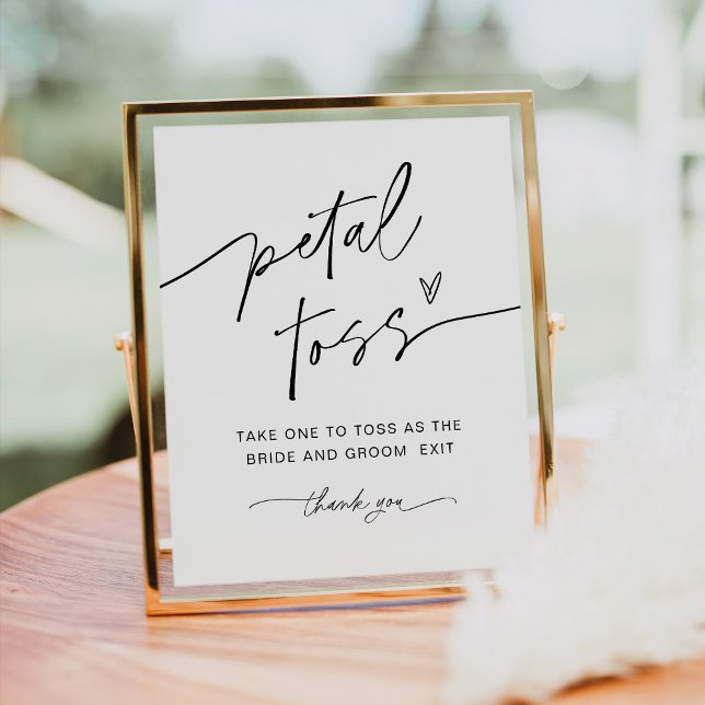 EVERLEIGH Petal Toss Wedding Sign (Creator Uploaded)