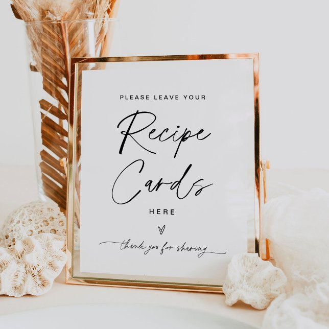 EVERLEIGH Recipe Card Sign - Leave Your Recipe (Creator Uploaded)