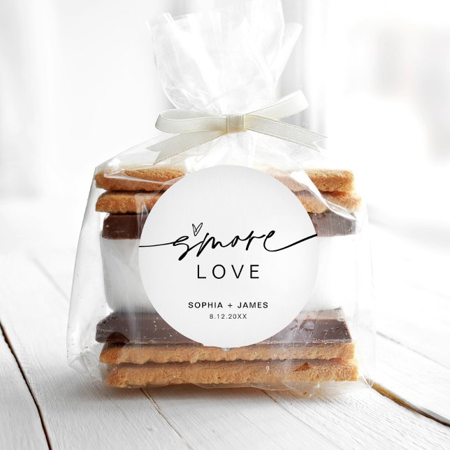 EVERLEIGH S'more Love Favour 3" Round Sticker (Creator Uploaded)