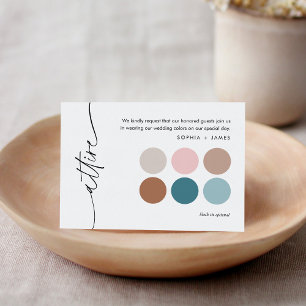 EVERLEIGH Wedding Guest Attire Enclosure Card