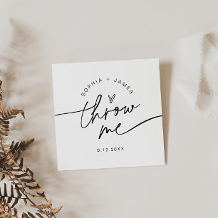 EVERLEIGH Wedding Send Off Petal Confetti Toss Square Business Card