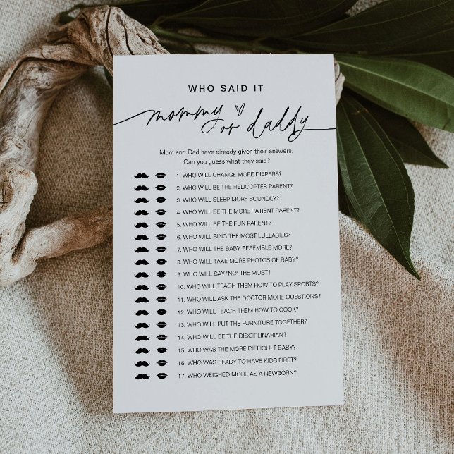 EVERLEIGH Who Said It Mummy or Daddy Baby Game (Creator Uploaded)