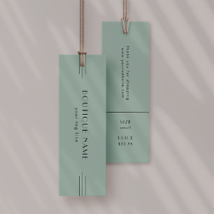 EVERLY Sage Hang Tags Clothing Label Price Tag