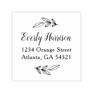 Everly Script Self-inking Stamp