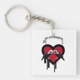 Evermore (Black Lettering) Key Ring