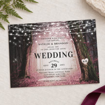 Evermore | Enchanted Fairy Forest | Pink Wedding