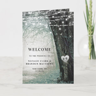 Evermore   Enchanted Fairy Forest Wedding Ceremony Program