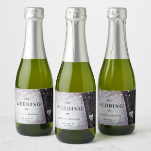 Evermore   Enchanted Fairy Forest Wedding Welcome Sparkling Wine Label