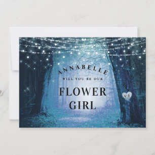 Evermore Enchanted Flower Girl Proposal Card