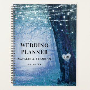 Evermore Enchanted Forest Blue Wedding Plans Planner