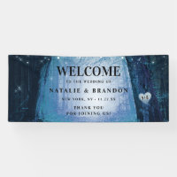 Evermore | Enchanted Forest Blue Wedding Welcome