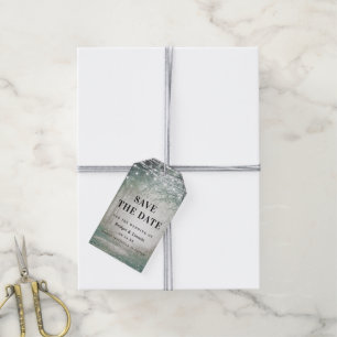 Evermore Enchanted Forest Save The Date with Photo Gift Tags