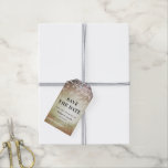 Evermore Enchanted Forest Save The Date with Photo Gift Tags<br><div class="desc">Evermore | Enchanted Fairy Forest | Amber Gold Wedding Invitation Suite. Dreamy magical fantasy woodland, with ethereal string lights and faerie orbs glowing and sparkling all around. The image has a moonlit glow, for a romantic night wedding venue lit up. This bewitching design is sure to mesmerise your guests! The...</div>