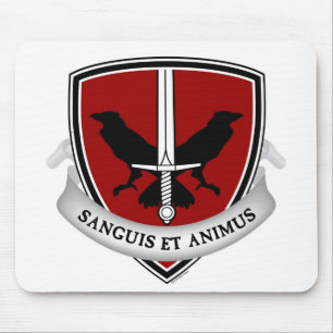 Evernight Academy mousepad -- school crest