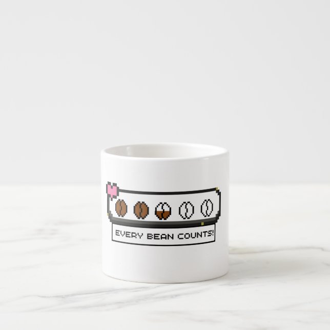 Every Bean Counts Espresso Cup (Front)