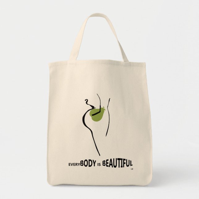 EVERY BODY IS BEAUTIFUL  TOTE BAG (Front)