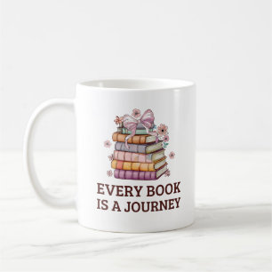 Every Book Is A Journey English Teacher Gift Coffee Mug