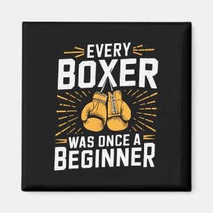 Every Boxer Was Once A Beginner Boxer Sports Athle Magnet