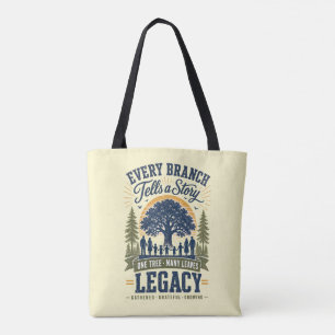 Every Branch Tells a Story Family Legacy Tree Tote Bag