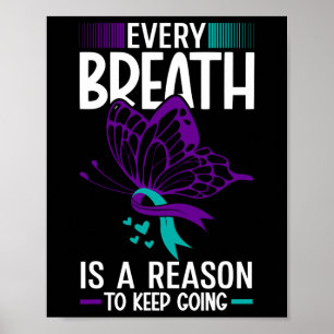 Every Breath Is A Reason Suicide Prevention Awaren Poster