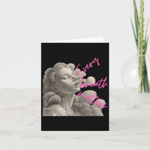 Every Breath S Gift For Fun Of Mindfulness Sticker Card