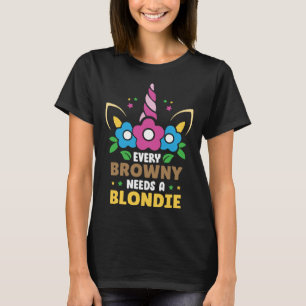 Every Brownie needs a Blondie Tussi Girly Partner T-Shirt